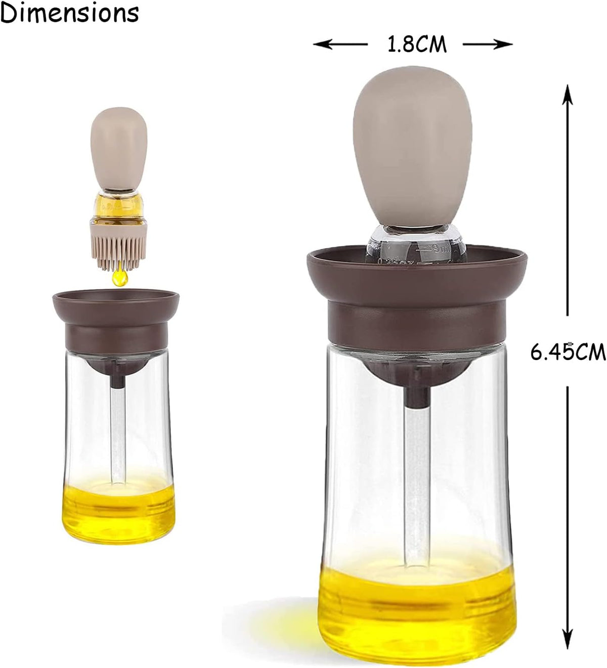 Silicone Oil  Brush Bottle ( UAE Delivery Time: 1-3 Days )