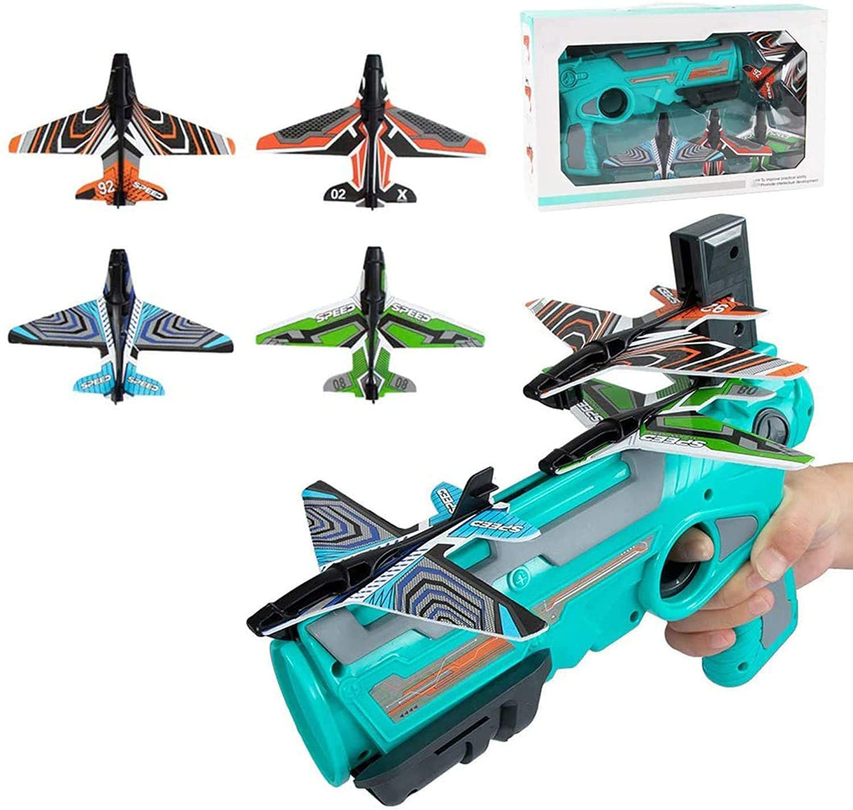 Air Plane Toy Gun ( UAE Delivery Time: 1-3 Days )