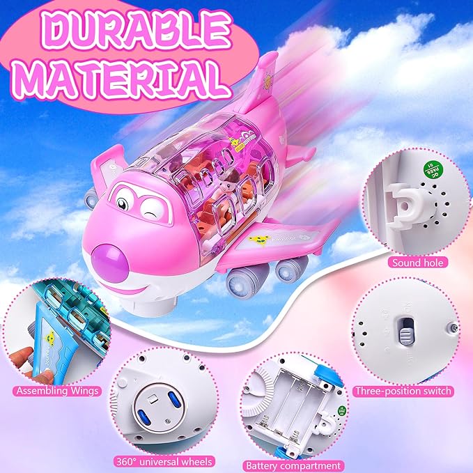 Rotating Electric Airplane ( UAE Delivrey Time: 1-3 Days )