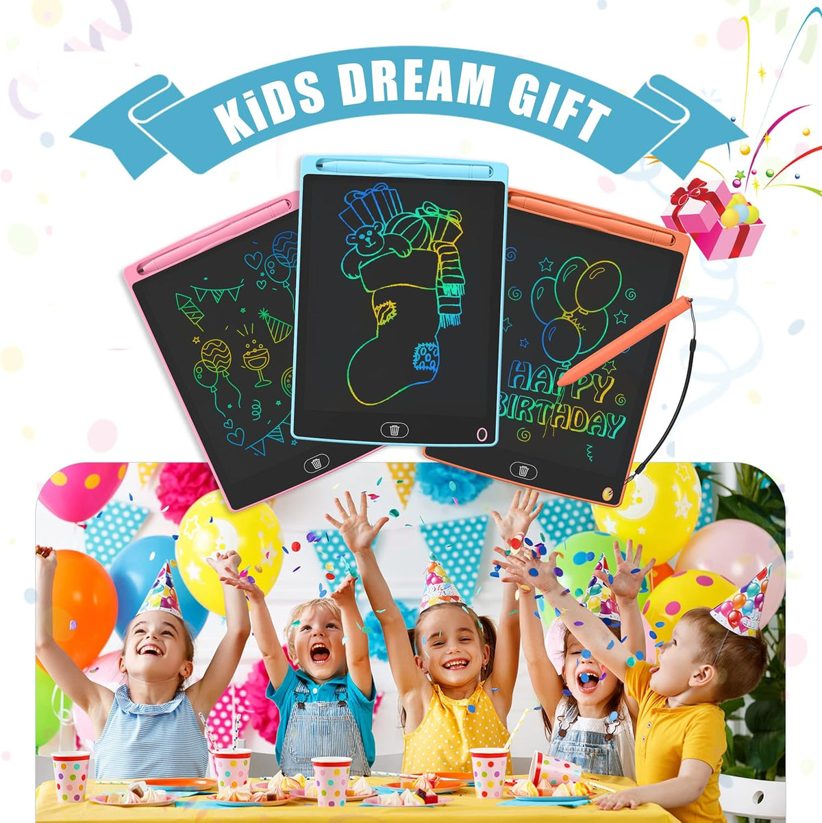 LCD Writing Tablet for Kids ( UAE Delivery Time: 1-3 Days )