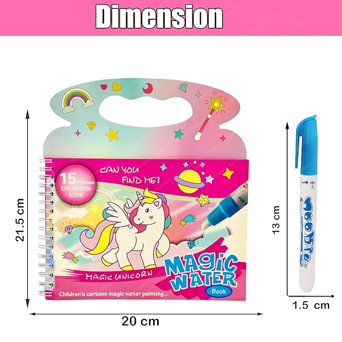 Magic Water Painting Book ( UAE Delivery Time: 1-3 Days )