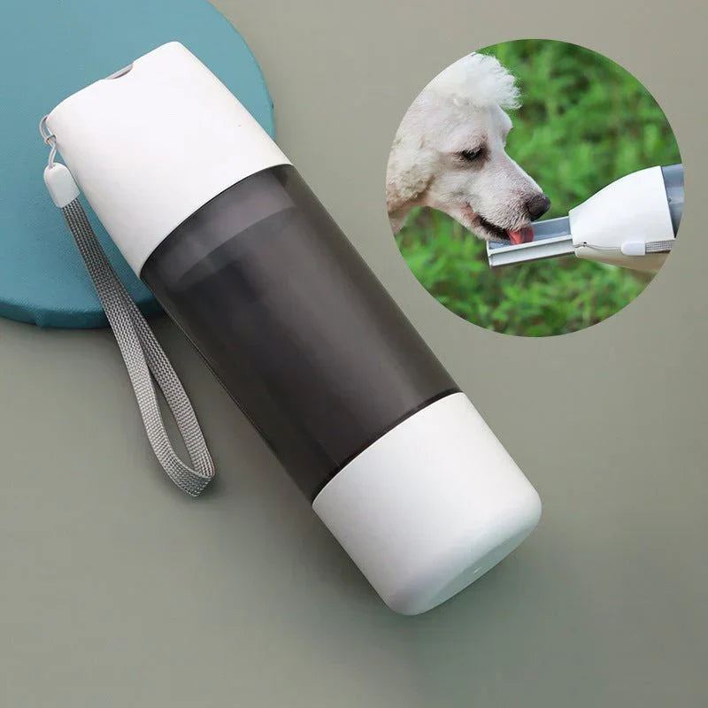 Portable 350ml Dog Water Bottle & Feeder ( UAE Delivery Time: 1-3 Days )