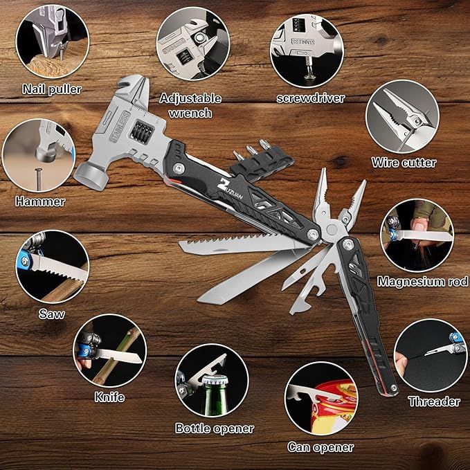 Upgraded 18 in 1 Multitool,Professional Stainless Steel